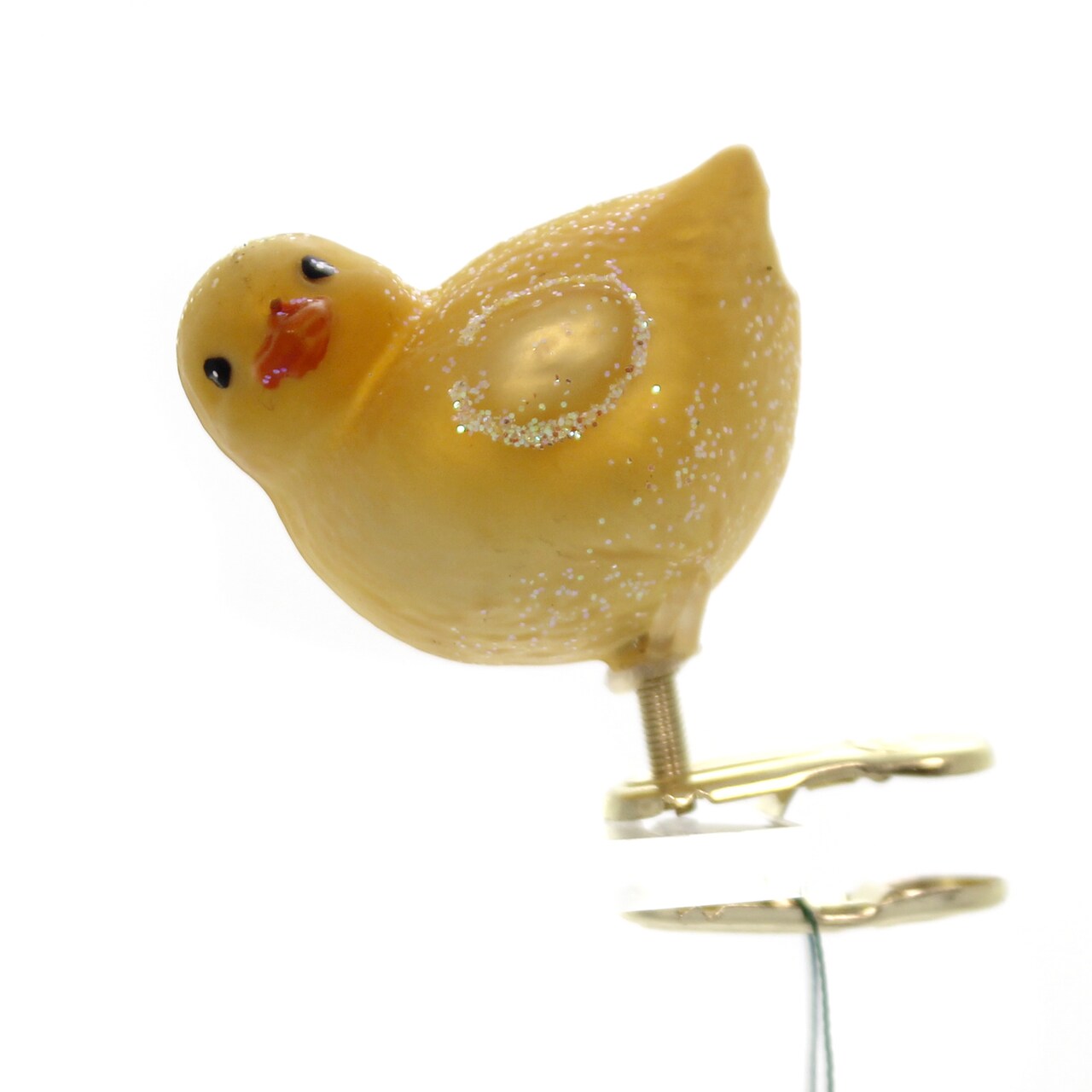 Old World Christmas 2.0 Inch Baby Chick Easter Tree Ornament , Clip-On Ornament Bird